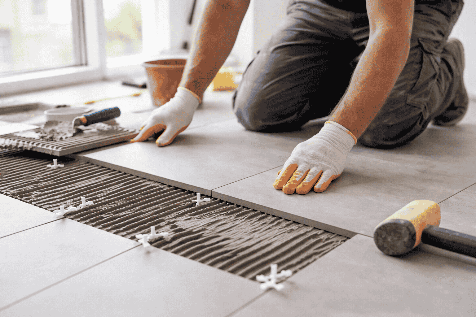 Professional tile fixing and finishing services